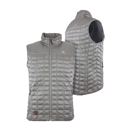 Mobile Warming Men's Slate Heated Vest, 3X, 7.4V MWMV04320720